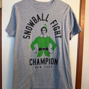 Ripple Junction Gray and Green Snowball Fight Champion Tee